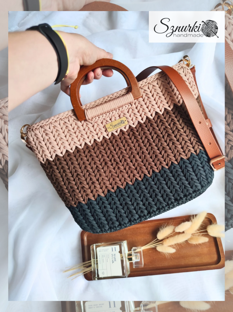 Kuferek z drewnianymi rączkami 3kolory GOTOWY DO WYSYŁKI