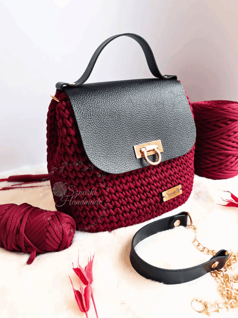 Kuferek z rączką Czerń + Brodo