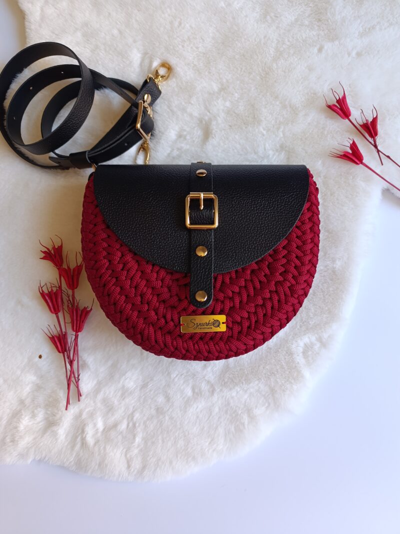 Jodełka Czerń + Bordo