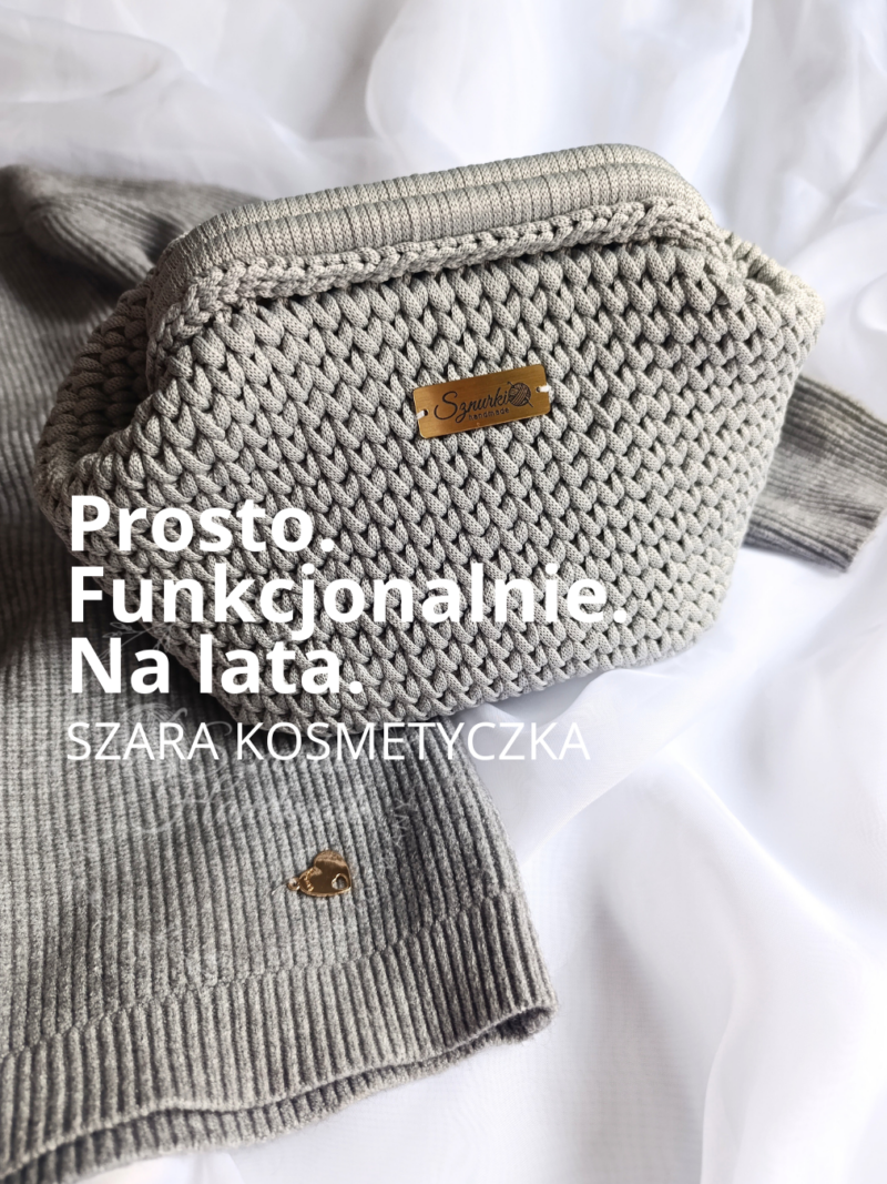 Kosmetyczka jasnoszara