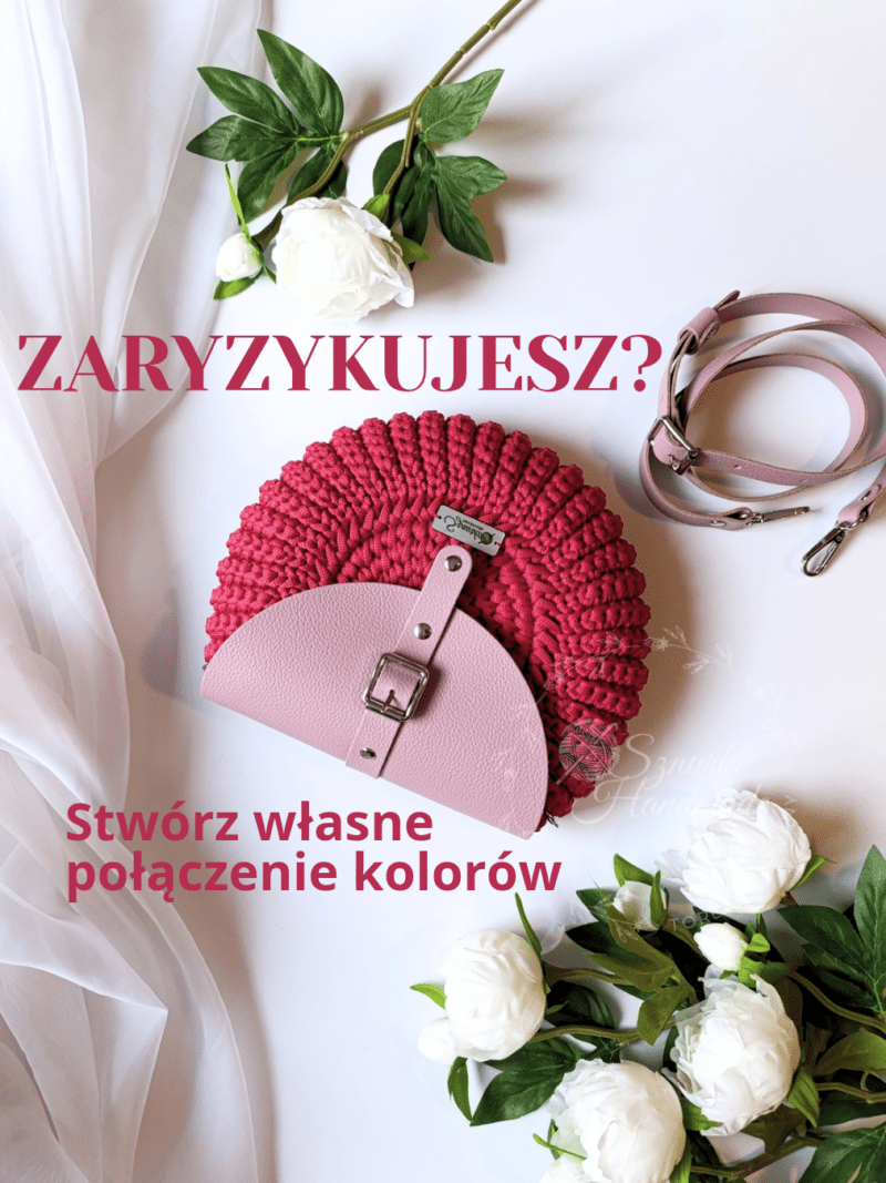 Oreo XL brudny róż+ malina